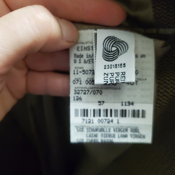 Vintage Hugo Boss Einstein Men's Lightweight Wool Blazer. - Picture 9 of 14